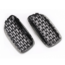 Load image into Gallery viewer, BMW 3-Series Gloss Black Diamond Kidney Grilles (2009-2013) | Facelift | E90,E91,E92,E93 - euroluxuryparts