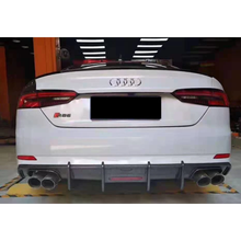 Load image into Gallery viewer, Audi A5/S5 Carbon Fiber Diffuser (With Led Brake Light) (2018-2020) | B9