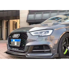 Load image into Gallery viewer, Audi A3/S3 KB Style Carbon Fiber Front Lip (2017-2021) | 8V.5