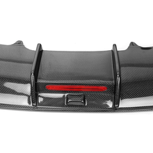 Load image into Gallery viewer, Audi A4/S4 KB Style Carbon Fiber Diffuser (With Led Brake Light) (2017-2020) | B9