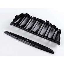 Load image into Gallery viewer, BMW 3-Series Dual Slats Gloss Black Grilles (2005-2008) | Pre-Facelift | E90,E91,E92,E93 - euroluxuryparts