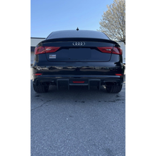 Load image into Gallery viewer, Audi A3/S3 Carbon Fiber Diffuser (With Led Brake Light) (2014-2016) | 8V - euroluxuryparts