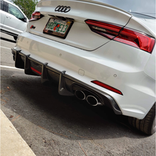 Load image into Gallery viewer, Audi A5/S5 Carbon Fiber Diffuser (With Led Brake Light) (2018-2020) | B9