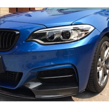 Load image into Gallery viewer, BMW 2-Series M Performance Style Carbon Fiber Front Splitters (2014-2020) | F22, F23 - euroluxuryparts