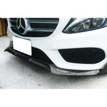 Load image into Gallery viewer, Mercedes-Benz C-Class KB Style Carbon Fiber Front Lip (2015+) | W205 - euroluxuryparts
