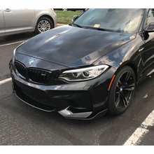Load image into Gallery viewer, BMW M2 Performance Style Carbon Fiber Front Splitters (2016+) | F87 - euroluxuryparts