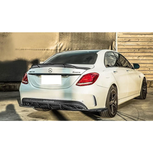 Load image into Gallery viewer, Mercedes-Benz C-Class Renntech Style Carbon Fiber Spoiler (2015+) | W204 - euroluxuryparts