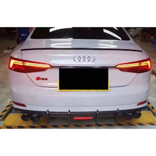 Load image into Gallery viewer, Audi A5/S5 Carbon Fiber Diffuser (With Led Brake Light) (2018-2020) | B9
