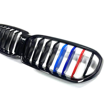 Load image into Gallery viewer, BMW 5-Series/M5 Single Slat Kidney Grilles (2021+) | G30, F90 - euroluxuryparts
