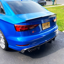 Load image into Gallery viewer, Audi A3/S3 KB Style Carbon Fiber Diffuser (2017-2021) | 8V.5
