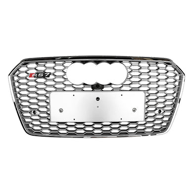 2016-2018 Audi RS7 Honeycomb Grille Plain | C7.5 A7, S7 - euroluxuryparts