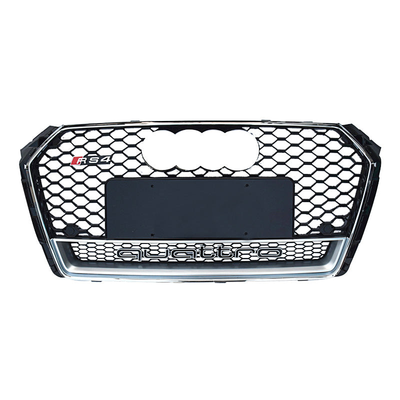 2017-2020 Audi RS4 Honeycomb Quattro Grille | B9 A4, S4 - euroluxuryparts