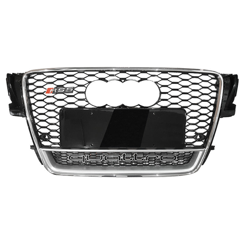 2008-2012 Audi RS5 Honeycomb Quattro Grille | B8 A5, S5 - euroluxuryparts