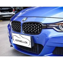 Load image into Gallery viewer, BMW 3-Series/4-Series Diamond Kidney Grilles (2012-2020) | F30, F31, F32, F33 - euroluxuryparts
