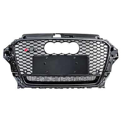 2015-2016 Audi RS3 Honeycomb Quattro Grille | 8V A3, S3 - euroluxuryparts