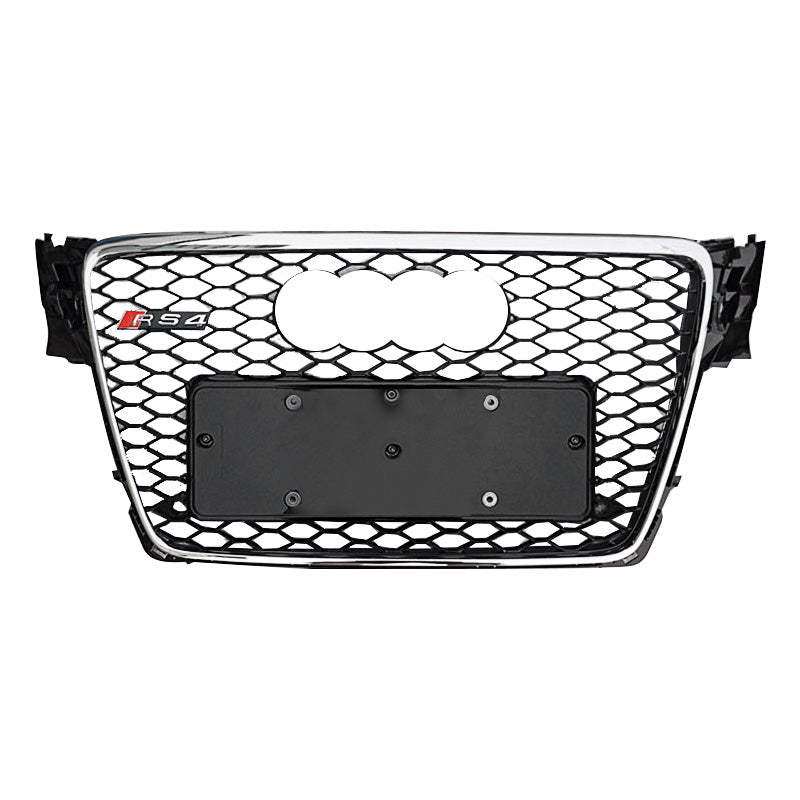 2009-2012 Audi RS4 Honeycomb Plain Grille | B8 A4, S4 - euroluxuryparts