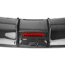 Load image into Gallery viewer, Audi A3/S3 KB Style Carbon Fiber Diffuser (With Led Brake Light) (2017-2021) | 8V.5
