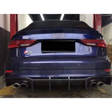 Load image into Gallery viewer, Audi A3/S3 KB Style Carbon Fiber Diffuser (2017-2021) | 8V.5
