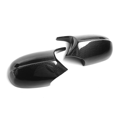 BMW 3-Series M3 Style Carbon Fiber Mirror Caps (2006-2008) | Pre-Facelift | E90,E91,E92,E93 - euroluxuryparts