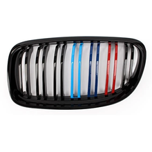 Load image into Gallery viewer, BMW 3-Series Dual Slats Gloss Black Grilles (2009-2013) | Facelift | E90,E91,E92,E93 - euroluxuryparts
