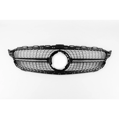 Mercedes-Benz C-Class Diamond Style Front Grille (2015+) | W205 - euroluxuryparts