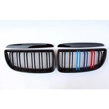 Load image into Gallery viewer, BMW 3-Series Dual Slats Gloss Black Grilles (2005-2008) | Pre-Facelift | E90,E91,E92,E93 - euroluxuryparts
