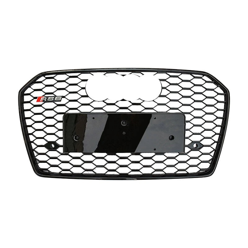 2016-2018 Audi RS6 Honeycomb Grille Plain | C7.5 A6, S6 - euroluxuryparts