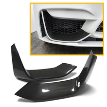 Load image into Gallery viewer, BMW M3/M4 Carbon Fiber Front Upper Splitters (M Performance Style) (2014-2021) | F80, F82, F83 - euroluxuryparts
